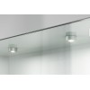 Loox5 firkantet kabinet i plastik til LED 2040/3008 - Ø40 mm - sølv